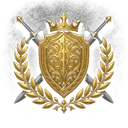 Arena of Champions golden shield emblem